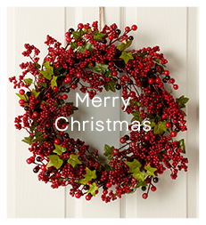 Christmas Wreath Red UK Personalised