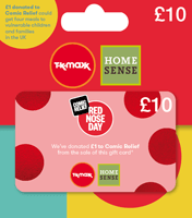 Homesense Red Nose Day Charity Card