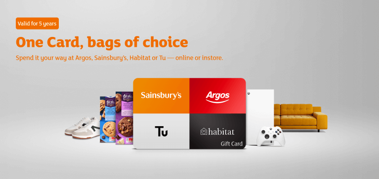 Sainsbury's  Gift Card - Send the Perfect Gift Banner Image